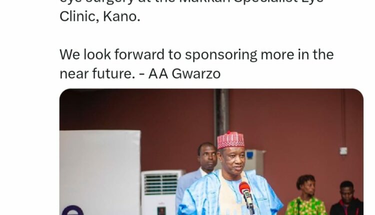 Fact-Checking Shows Kano Deputy Governor’s Claim Of Sponsoring 52 Indigent Patients For Eye Surgery Is False